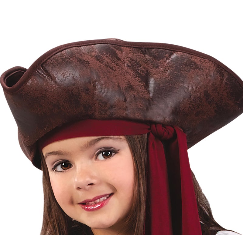 Fun World Baby Girls Toddler High Seas Buccaneer Costume, Maroon, Small US - Image 2
